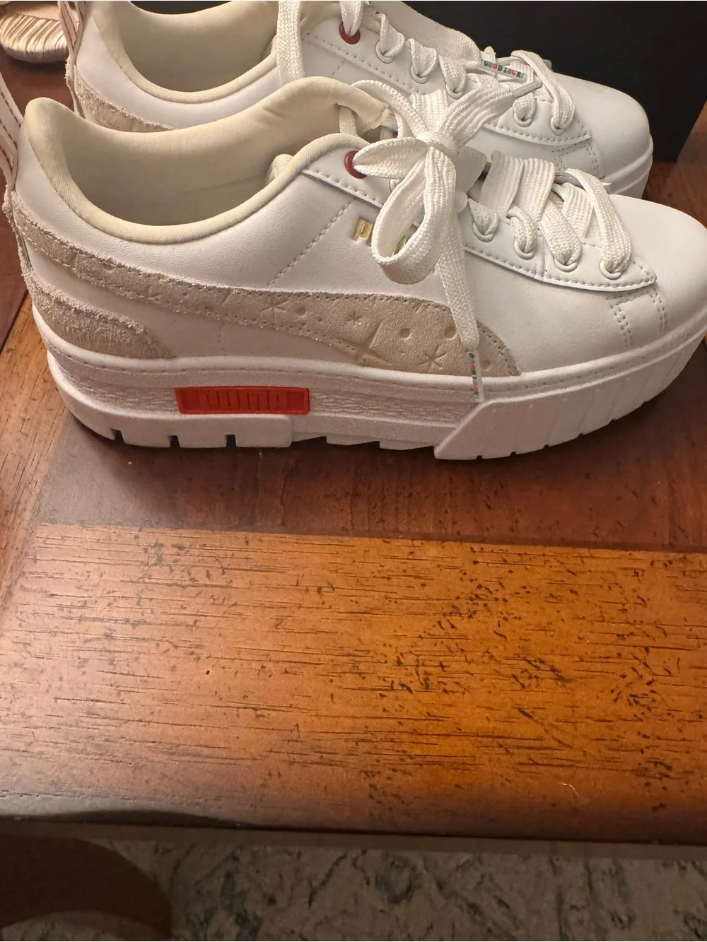 💛HOST PICK 💛 Puma Mayze Lucky Charm Platform Sneakers - size 6.5